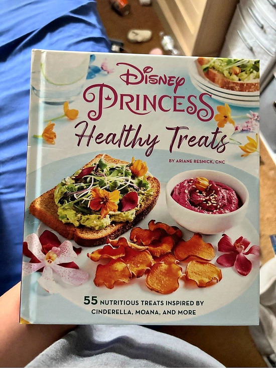 Disney Other - Disney Disney Princess Healthy Treats Cookbook Blue & Pink Like New